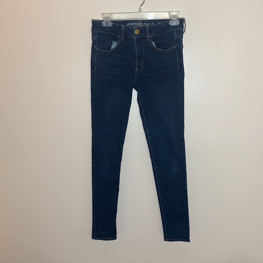 American Eagle Outfitters Dark Blue Jeggings